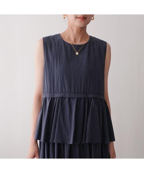 Dignite Collier ワンピース 80255016 フレア ロング丈 ディニテコリエ Dignite collier Dignite Collier ワンピース