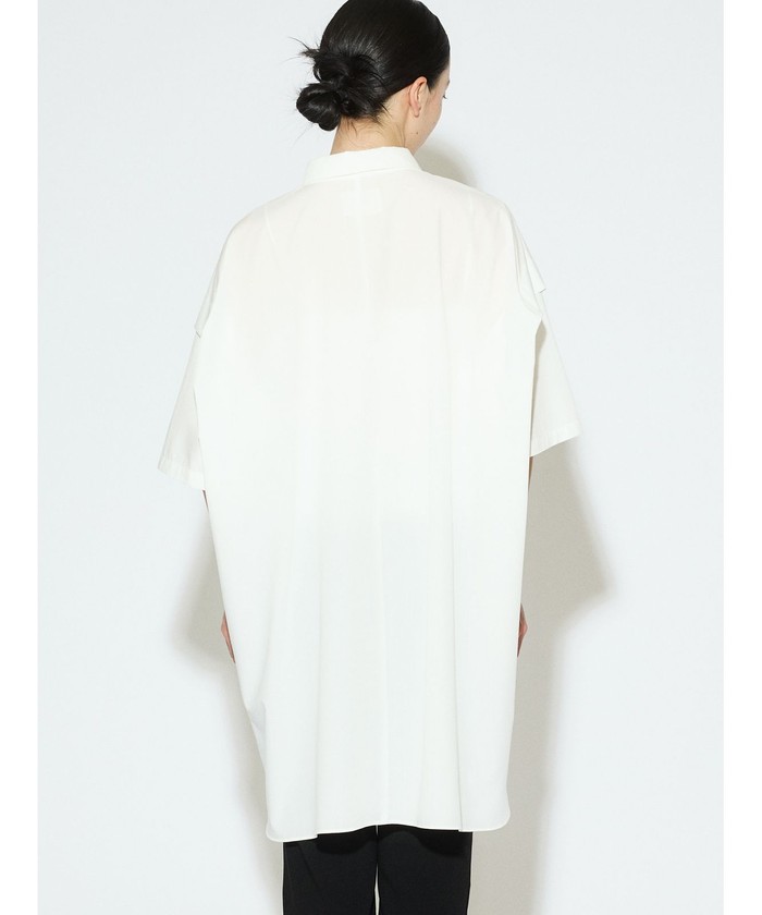 セール】MIDIUMISOLID for Ladies タックショルダーワイドシャツ