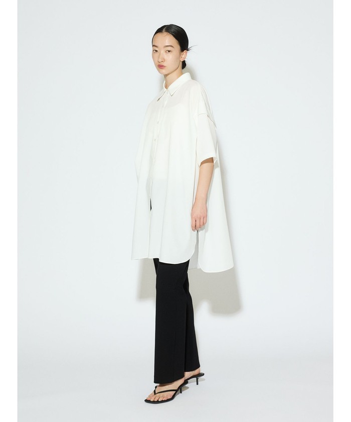 セール】MIDIUMISOLID for Ladies タックショルダーワイドシャツ