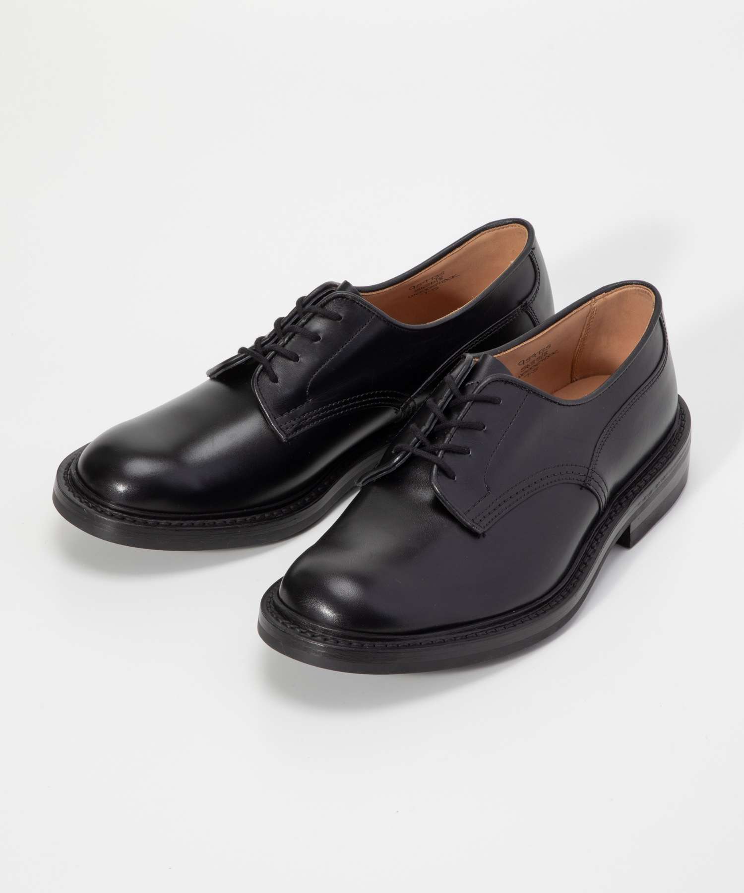 Tricker's Woodstock ブラック UK6.5 Tricker's（トリッカーズ）プレーントゥシューズ（Woodstock