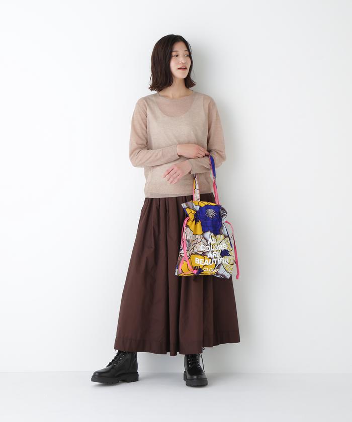 human woman / ヒューマンウーマン ◆コットンＰＥハイゲージカットソー ◇コットンPEハイゲージカットソー（Tシャツ/カットソー