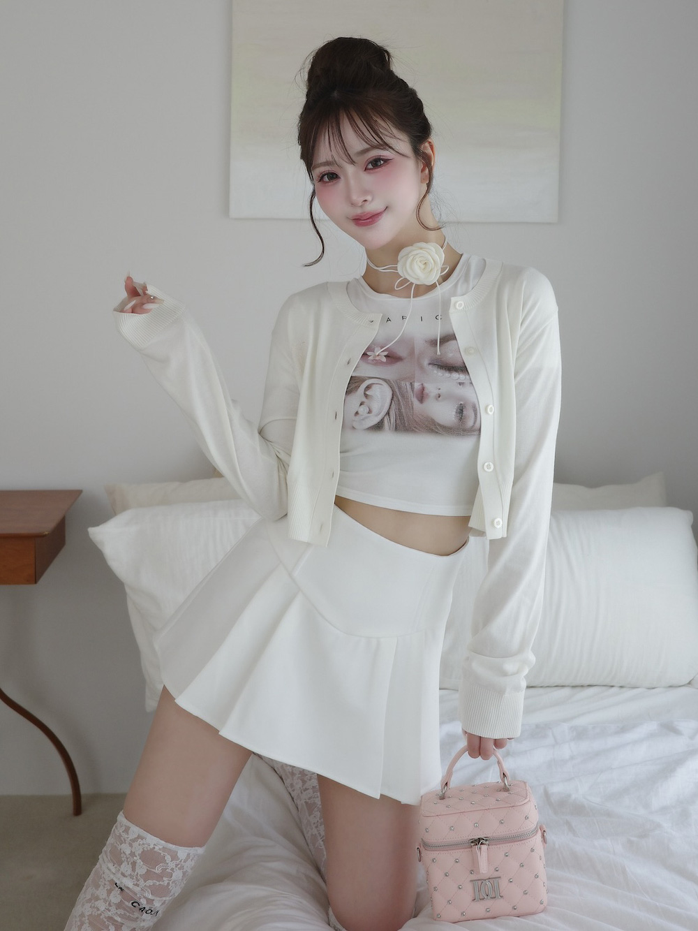 【新品】Darich ダーリッチ　UVカットエンブレムニットカーディガン UVカットエンブレムニットカーディガン（カーディガン/ボレロ