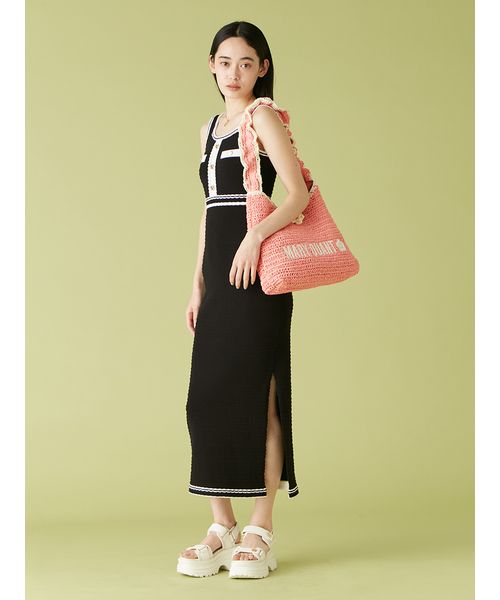 LILY BROWN×MARY QUANT】デイジーボタンノースリーブニット