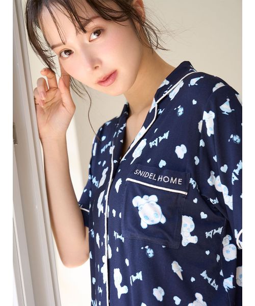 icy baby】【接触冷感】総柄開襟シャツ(508264083) | SNIDEL