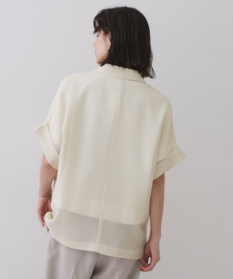 商品画像一覧 OPAQUE.CLIP メッシュテーラードジャケット オペーク ドット クリップ OPAQUE.CLIP メッシュテーラード