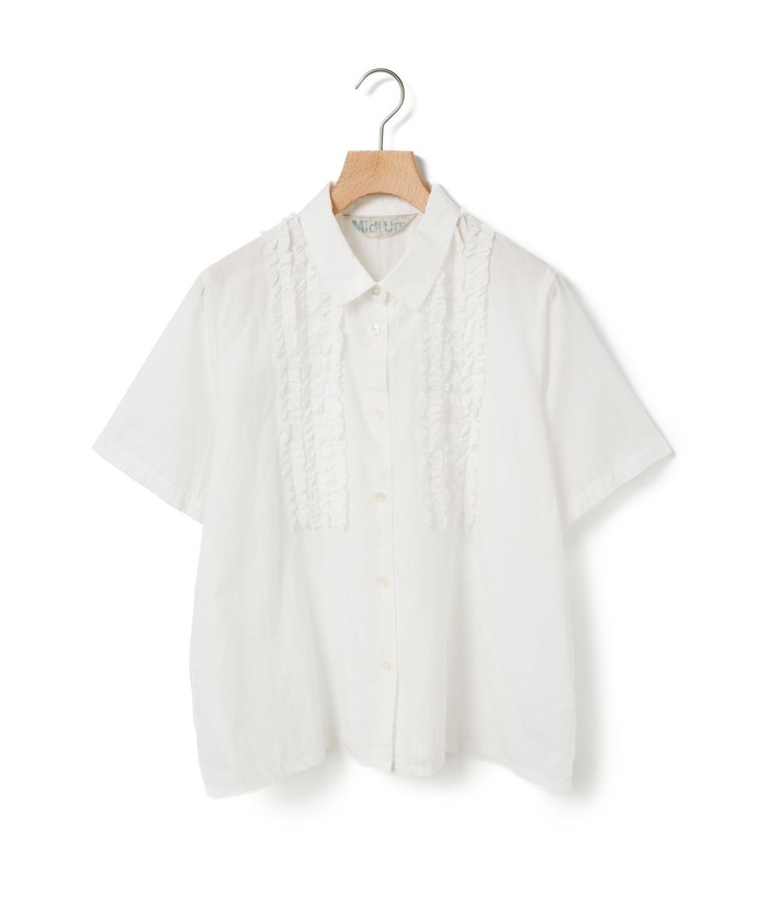 MidiUmi 今季完売フロントフリルシャツ MidiUmi フロントフリルシャツ｜ MARcourt ONLINE STORE