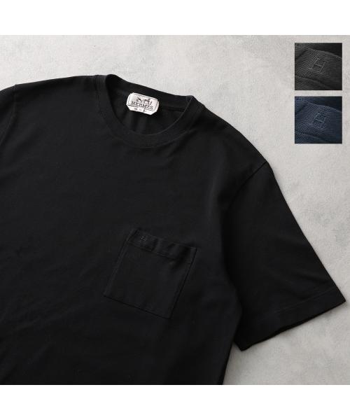 セール【HERMES】Tシャツ Broderie H H072025HA 半袖 胸ポケット エルメス Hermes HERMES Tシャツ Broderie H H072025HA 半袖 胸