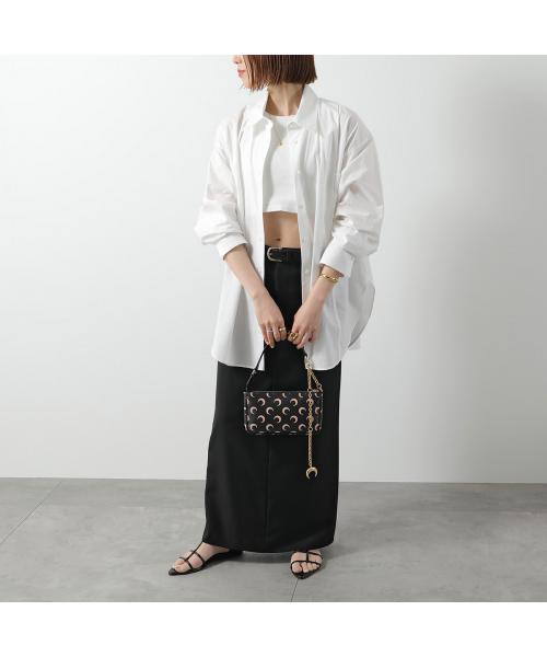 MARINE SERRE】ムーンロゴ レザー ショルダーバッグ MARINE SERRE】ムーンロゴ レザー ショルダーバッグ