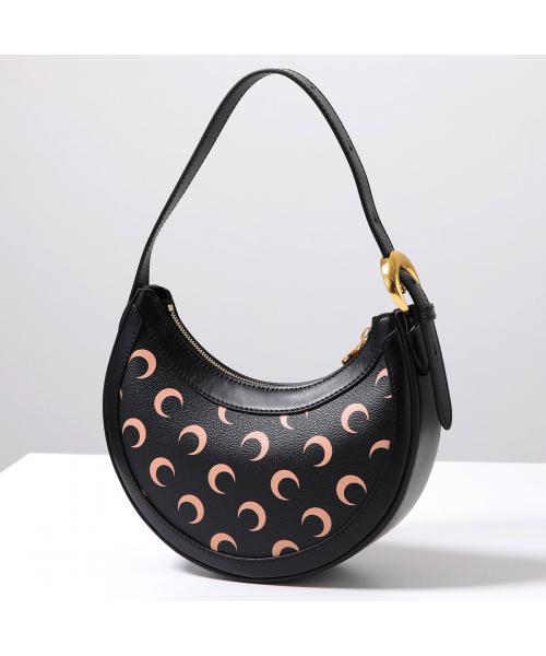 関送込★MARINE SERRE★Moon Canvas Eclips ショルダーバッグ Moonogram Embossed Leather Eclips Mini • Marine Serre