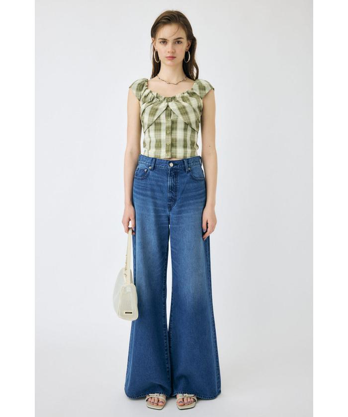 MOUSSY LAYERED GATHERED CHECK ブラウス LAYERED GATHERED CHECK ブラウス(508271426) | マウジー(moussy