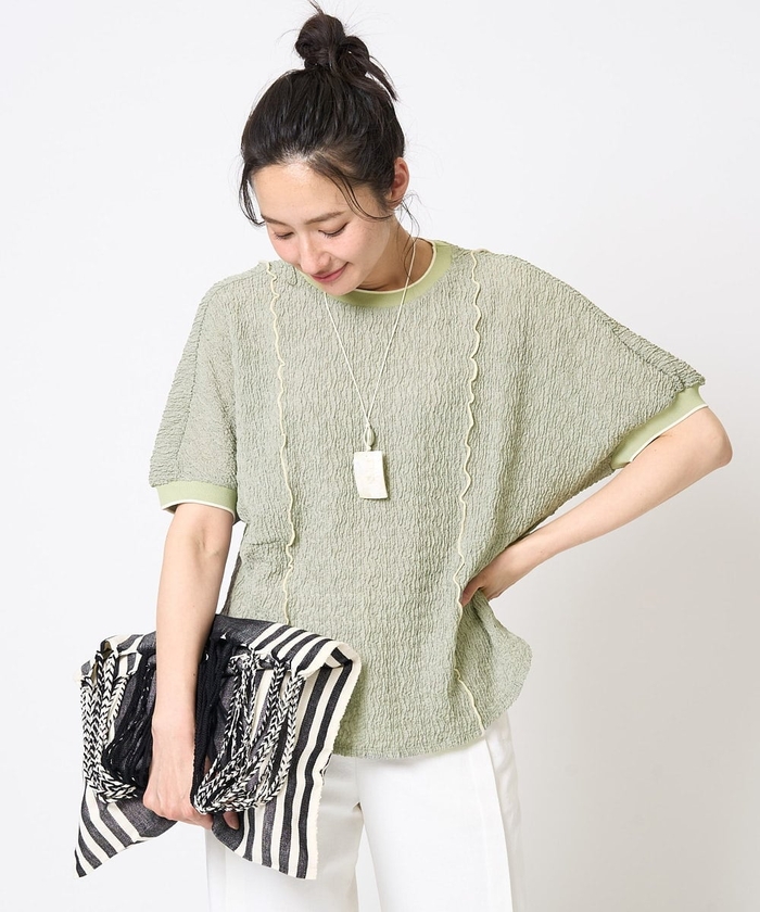 クーポン】【セール35%OFF】ランダムシャーリングドルマン