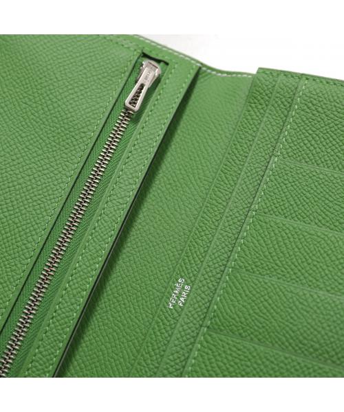 HERMES 二つ折り長財布 Bearn Souffle VERSO 073596CK エルメス Hermes HERMES 二つ折り長財布 Bearn Souffle VERSO