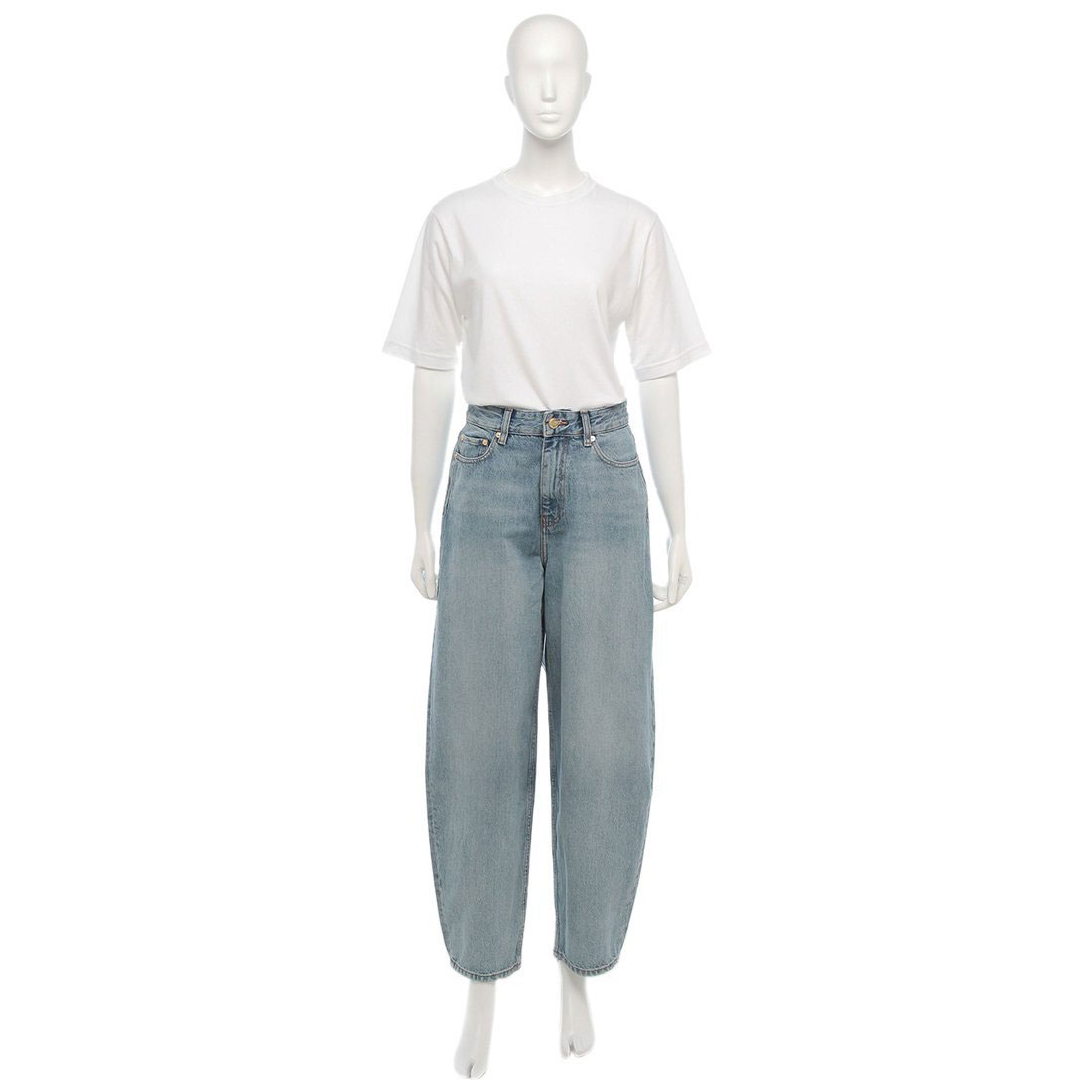 ガニー GANNI パンツ デニム ブルー レディース GANNI J1641 565
