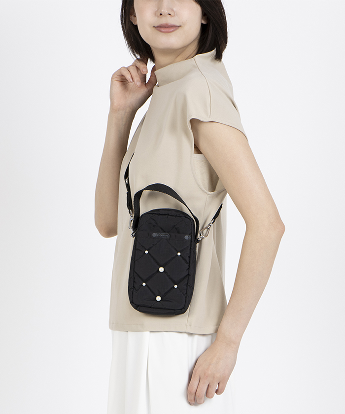 LeSportsac MINI PHONE W PEARLSミッドナイトパール MINI PHONE W PEARLSミッドナイトパール(508260190