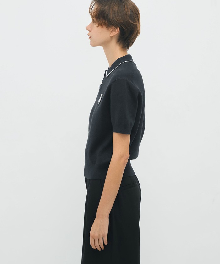 CABaN コットンカシミヤ パールポロプルオーバー コットンカシミヤ パールポロプルオーバー | CABaN/キャバン