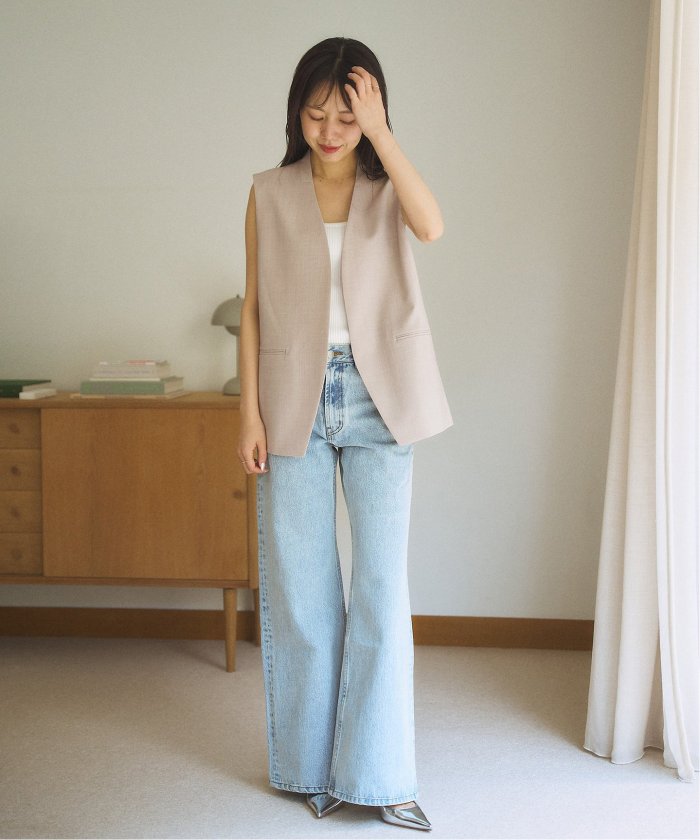一部カラー有楽町店・WEB限定追加》calla lily ジレ(508277544