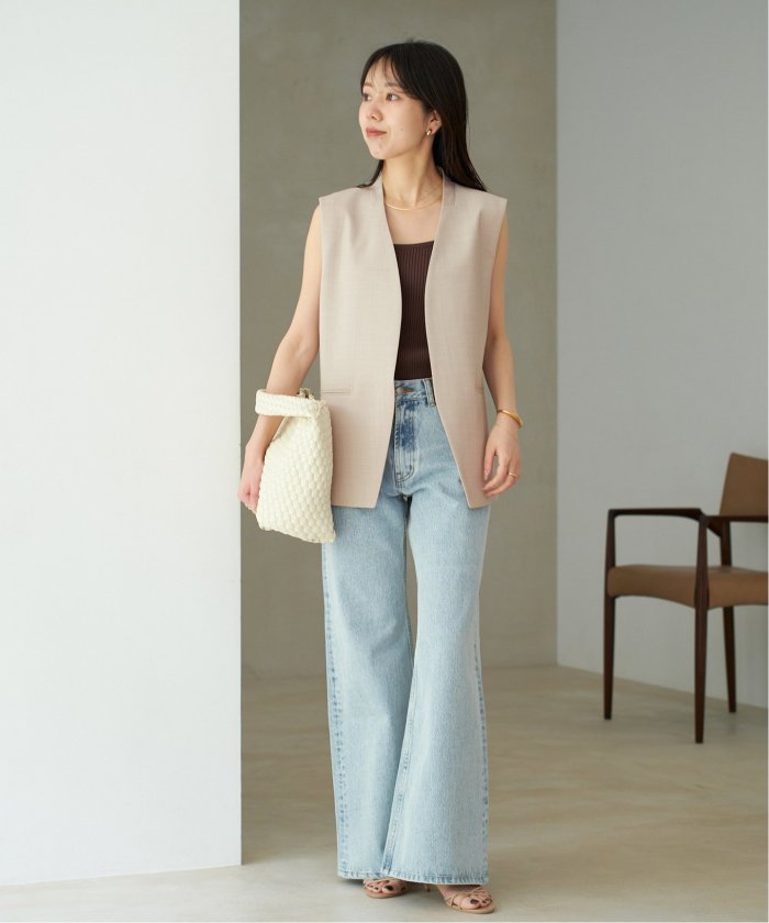 calla lily ジレ (gray)（ジレ）｜Plage（プラージュ）の通販