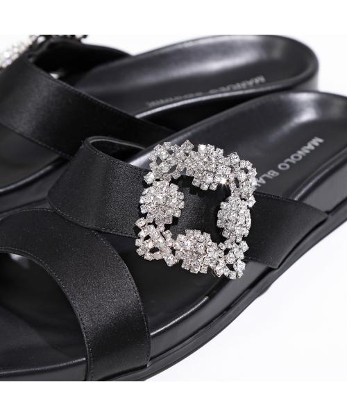 直営店 ‐Manolo Blahnik- DIDION フラットサンダル 10mm 直営店 ‐Manolo Blahnik- DIDION フラットサンダル 10mm (Manolo