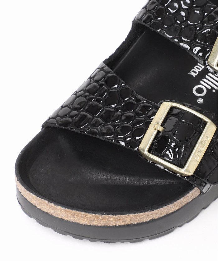 Arizona Cosy パデッドシェル サンダル δ Cote D'azur Nappa Leather Sandals Nude | Pollini