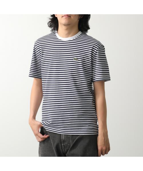 LACOSTE Tシャツ TH9749 半袖 マリン ボーダー(508279132