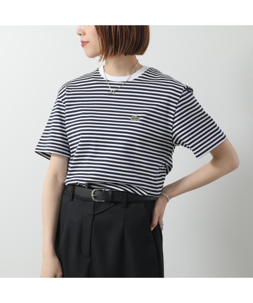 LACOSTE Tシャツ TH9749 半袖 マリン ボーダー LACOSTE Tシャツ TH9749 半袖 マリン ボーダー （522/ネイビー