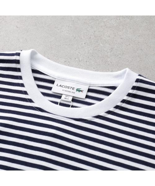 LACOSTE Tシャツ TH9749 半袖 マリン ボーダー LACOSTE Tシャツ TH9749 半袖 マリン ボーダー （522/ネイビー