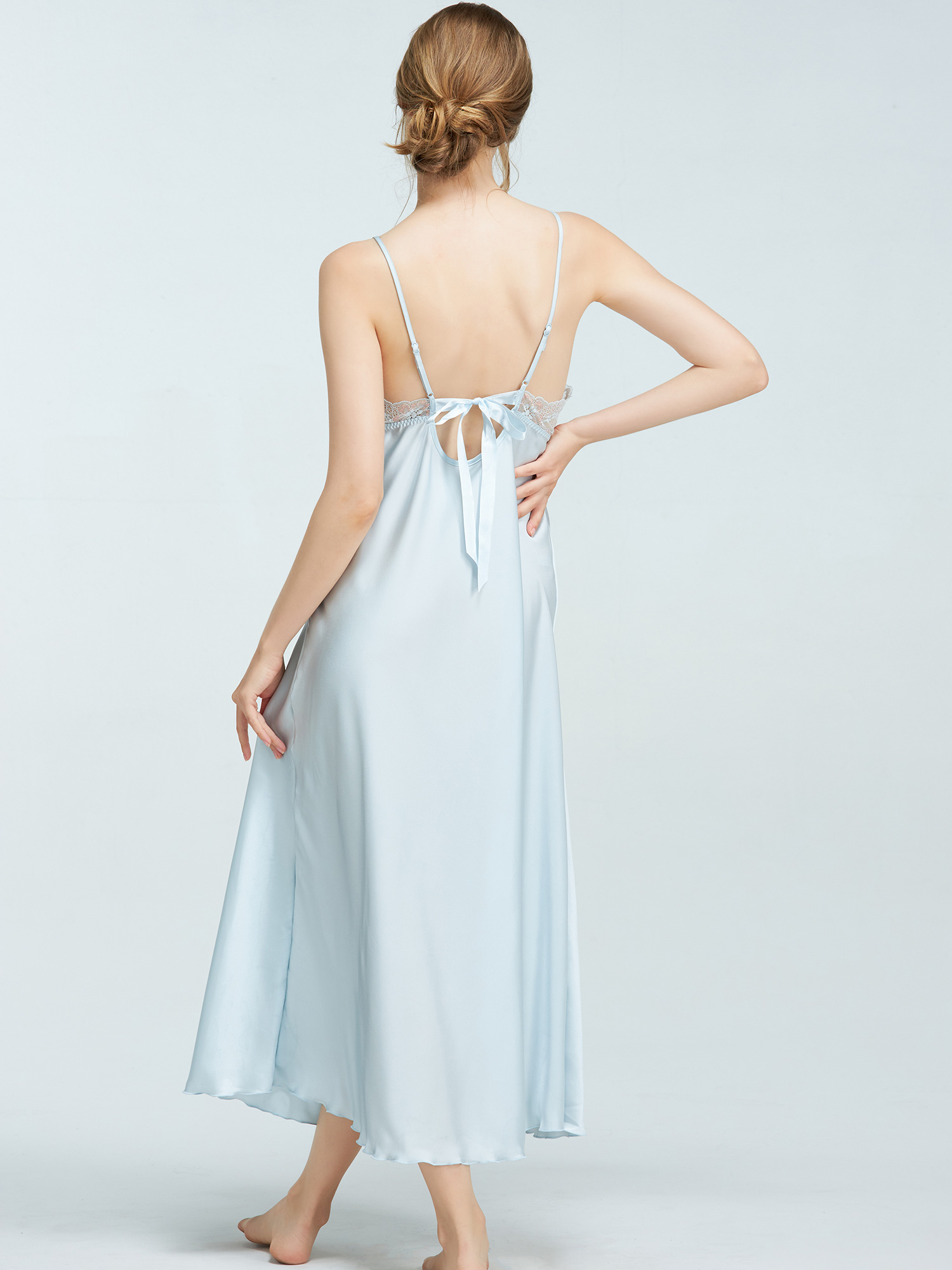 ロングドレス ANNEBRA アンブラ ANNEBRA Waltz レースコンビロングドレス(508279218