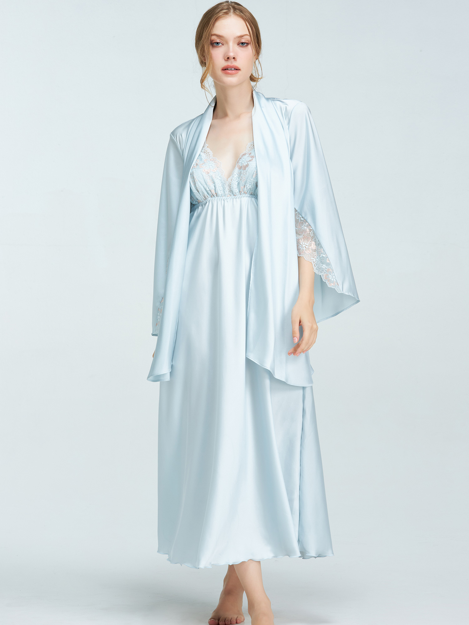 ロングドレス ANNEBRA アンブラ ANNEBRA Waltz レースコンビロングドレス(508279218