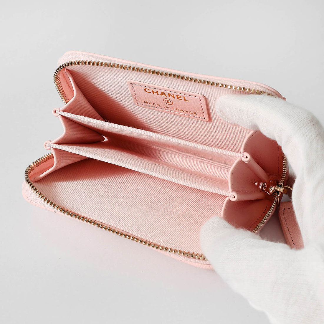 【ブランドショップYOU】汚れ有CHANELクラシックジップコインケース ブランドショップYOU】汚れ有CHANELクラシックジップコインケース