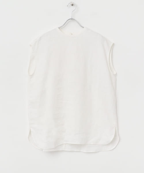 かぐれ / かぐれ リネンフレンチクルーネック リネンフレンチクルーネック（Tシャツ/カットソー）｜かぐれ