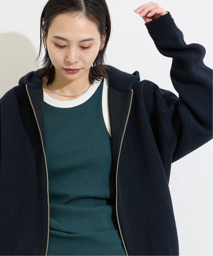 追加予約》【洗える】ダブルニットフーディ(508285128