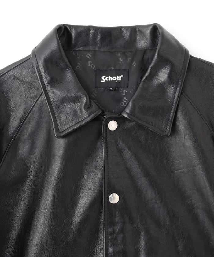 Schott コーチジャケット Schott N.Y.C 「schott」 コーチジャケット SMALL ブラック