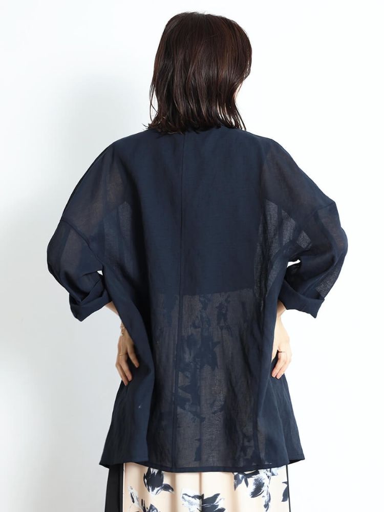 セール】フェンネル FENNEL リネンライクテーラーカラービッグ