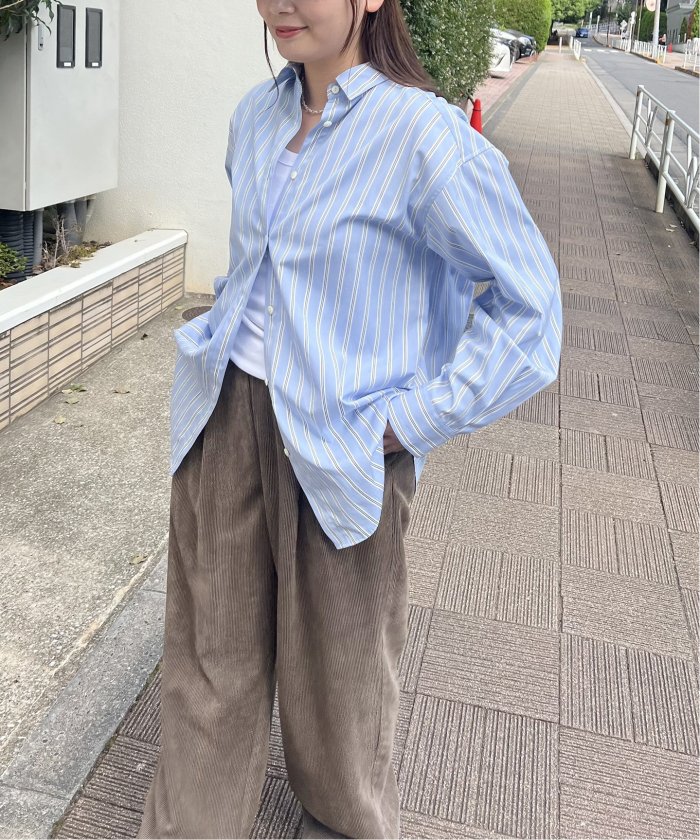JOURNAL STANDARD コーデュロイワイドパンツ JOURNAL STANDARD relume パンツ 「ZOZO限定」WIDE TWO TUCK