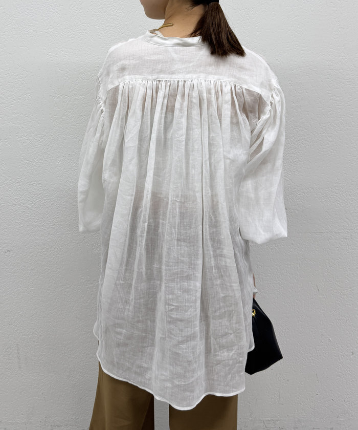 セール】【Loungedress】20thリネンギャザーチュニック