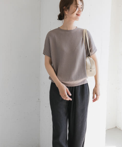 URBAN RESEARCH DOORS タックハニカムフレンチプルオーバー URBAN RESEARCH DOORS｜タックハニカムフレンチプルオーバー