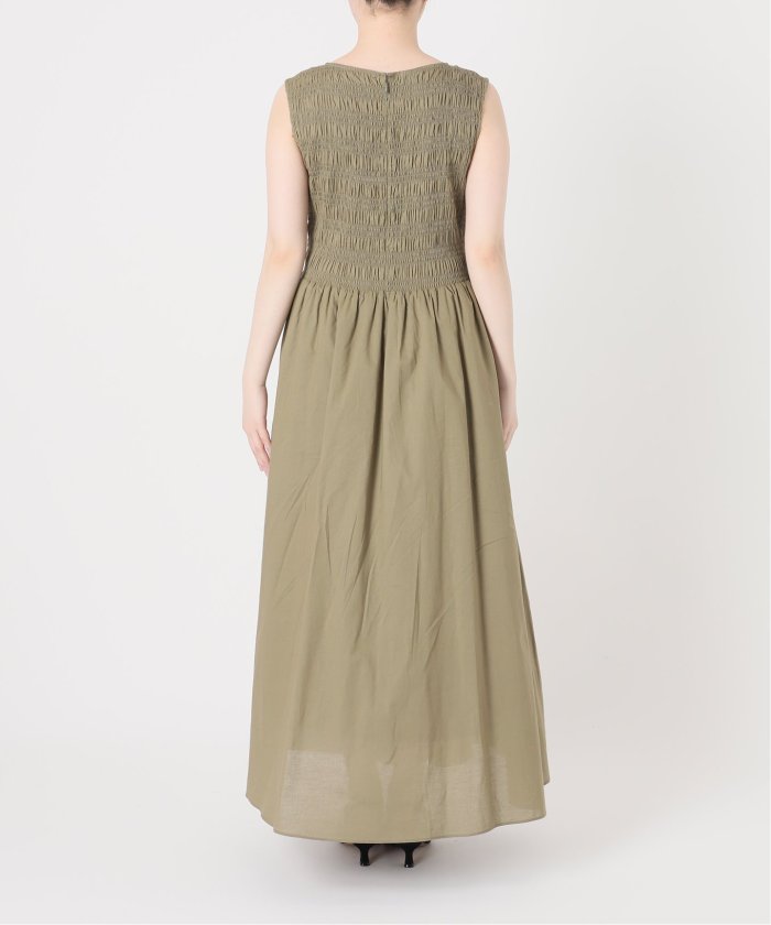 SLOBE IENA コットンシャーリングノースリーブワンピース セール 30%OFF】コットンシャーリングノースリーブワンピース