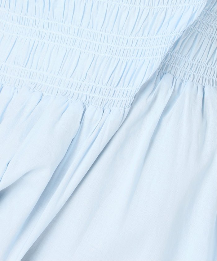セール 30%OFF】コットンシャーリングノースリーブワンピース