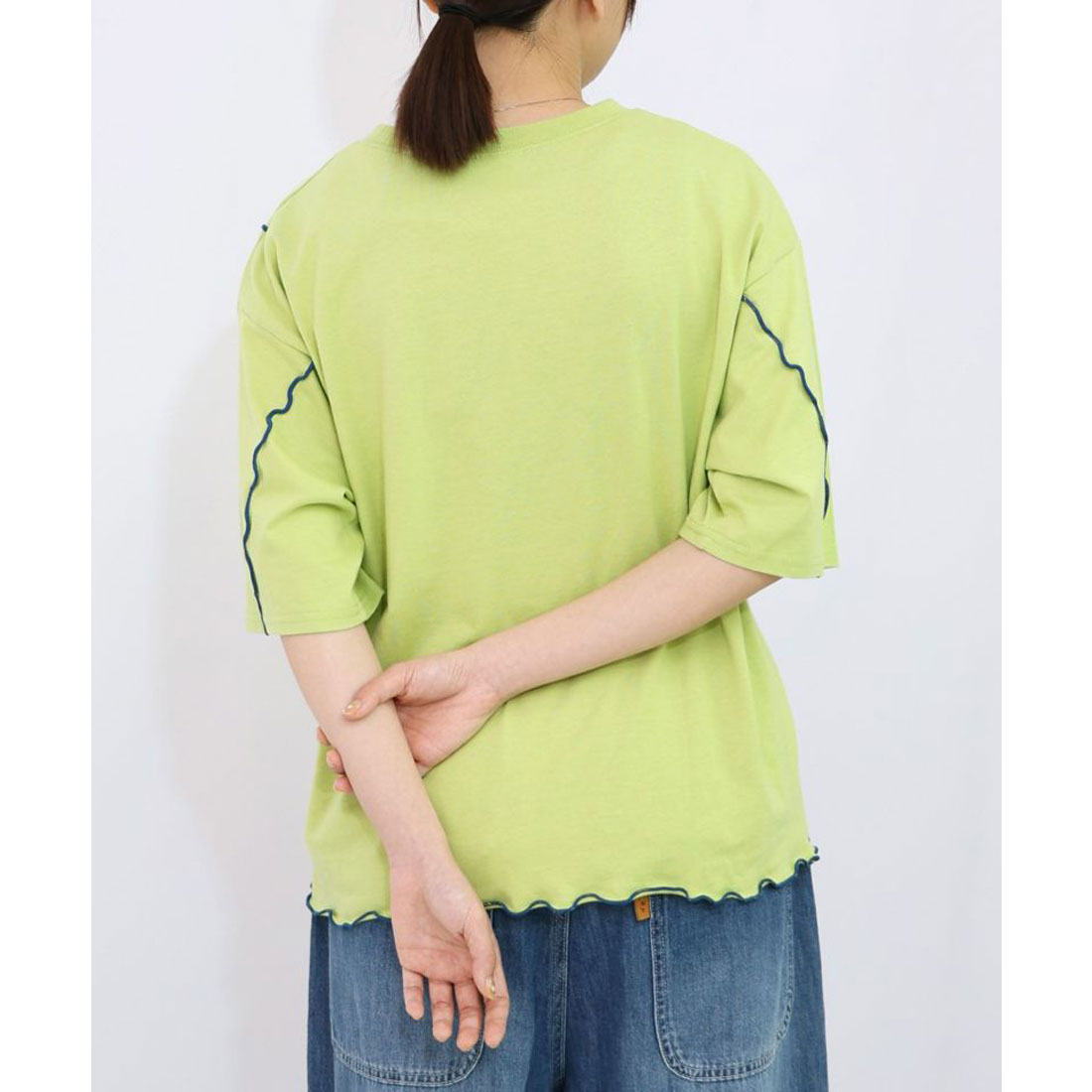 ScoLar スカラー スカラープラネット柄 メロウ ステッチ 切替 Tシャツ 夏 レディース 半袖 おしゃれ 綿 カットソー 楽天市場】ScoLar スカラー スカラープラネット柄 メロウ