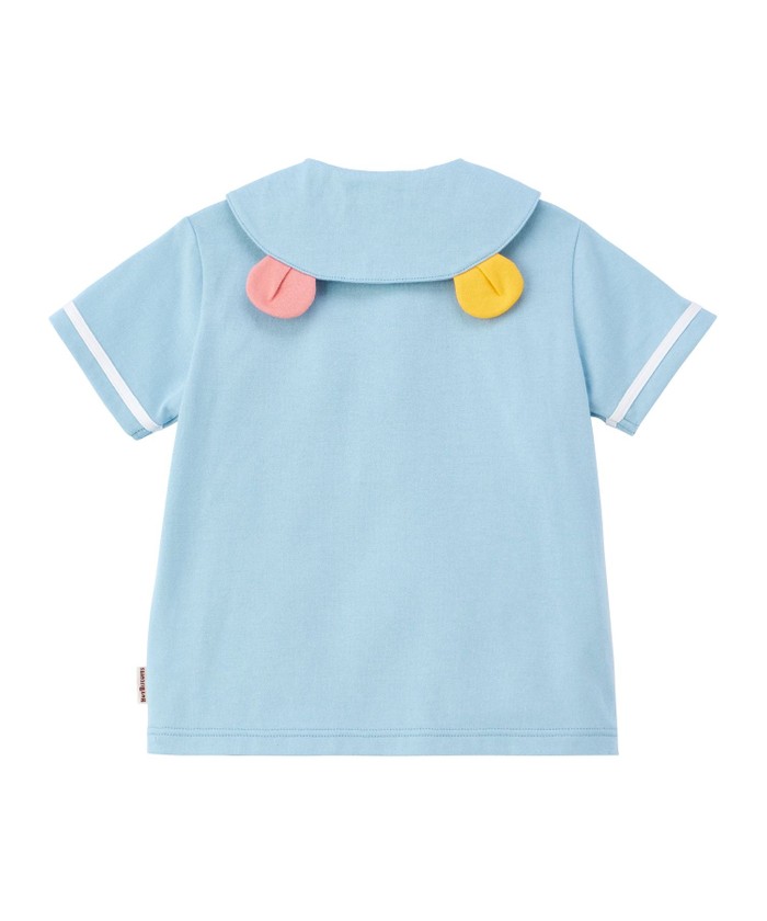 セーラーカラー半袖Tシャツ＆ハーフパンツセット【BOX付き