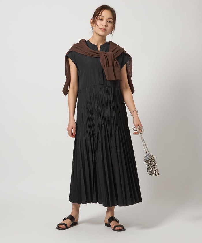 size SHORTあり］ワッシャー プリーツ ワンピース(508297368