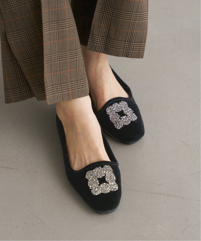 予約》MALUS/マリュス VELVET BIJOU SHOES(508299380) | イエナ