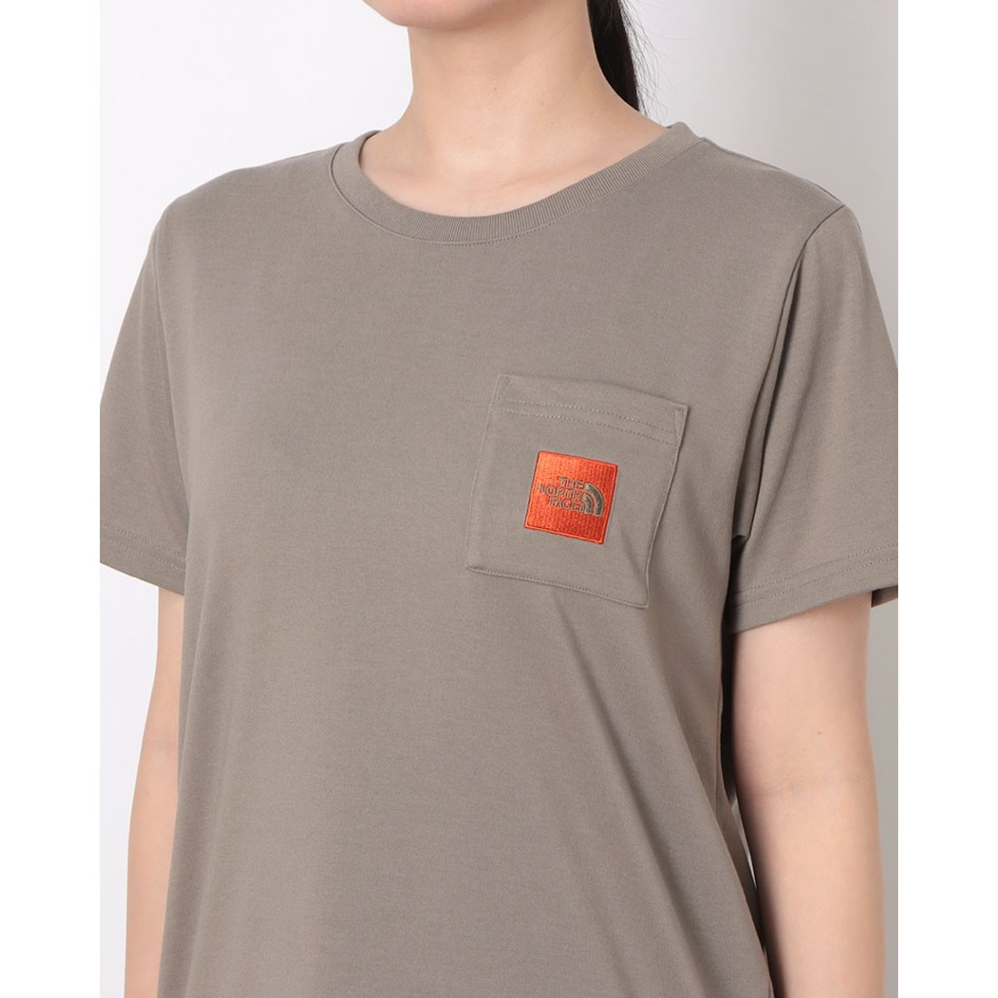 ザ・ノース・フェイス THE NORTH FACE レディース アウトドア 半袖Tシャツ S/S SquareLogo Pocket Tee_ショート ザ・ノース・フェイス THE NORTH FACE レディース アウトドア