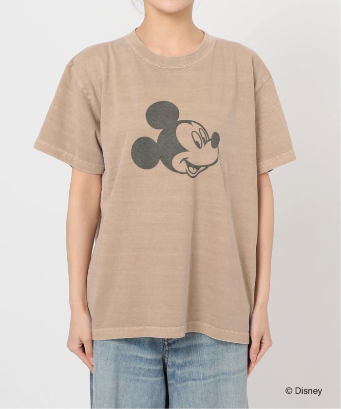 追加予約4》【MICKEY】ピグメントTシャツ(508317232