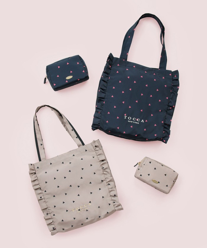 【TOCCA】【撥水】DANCING LOVE FRILL SUBBAG サブバッグ TOCCA｜【撥水】DANCING LOVE FRILL SUBBAG サブバッグ