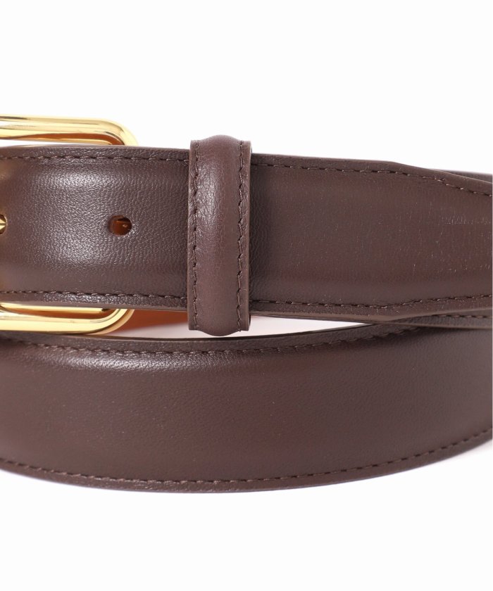 【MAISON BOINET 】 ブラウンベルト MAISON BOINET ベルト Maison Boinet カーフレザー ウエスタン