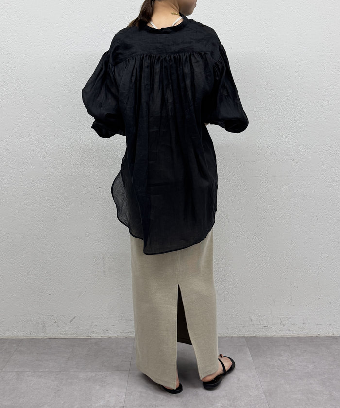セール】【Loungedress】20thリネンギャザーチュニック