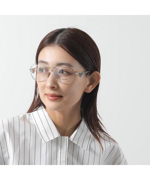 セール】プラダ PRADA PRADA メガネ VPR B50 ティアドロップ型