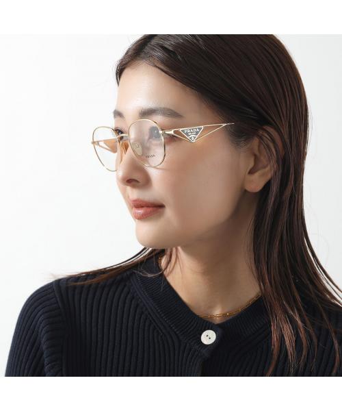 PRADA メガネ VPR A50 ボストン型 メタルフレーム【箱B】 セール15%OFF】プラダ PRADA PRADA メガネ VPR A50 ボストン型