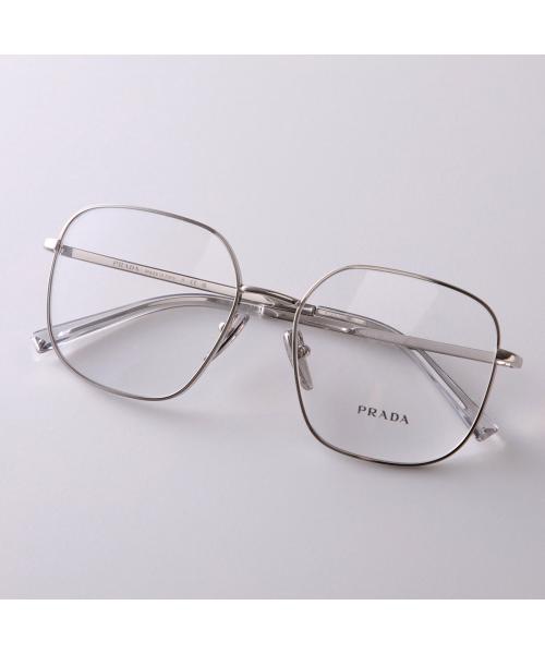 セール】プラダ PRADA PRADA メガネ VPR A59 ポリゴン型 メタル